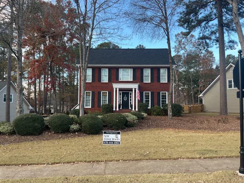 New roof in the Brookstone 2 neighborhood!