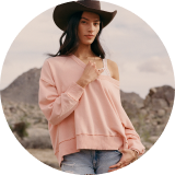 woman wearing sweatshirt