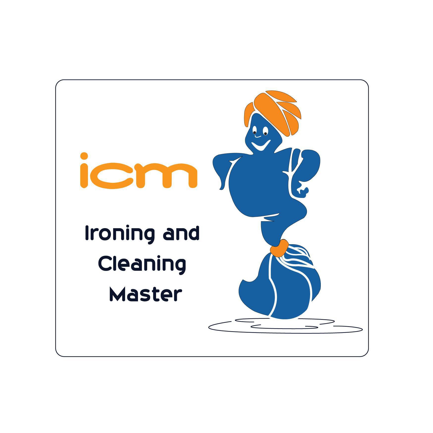 Ironing & Cleaning Master Logo
