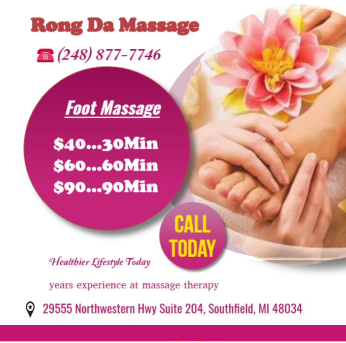 Reflexology, called "Zone Therapy" using gentle to firm finger pressure to an acupressure point
on the feet ankles and legs to relieve plantar fasciitis.