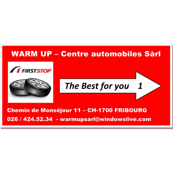 WARM UP Centre automobiles Emery P. in Fribourg