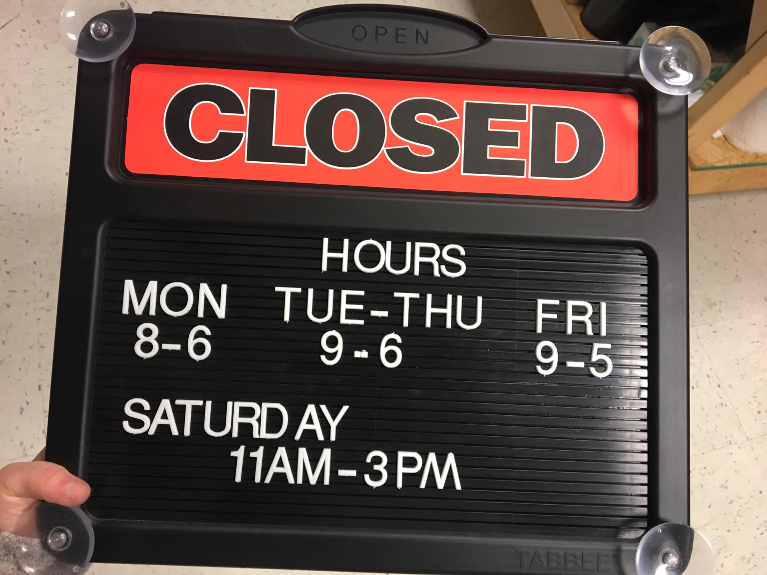 We seem to have a line waiting to open Monday mornings. Beginning this coming Monday morning we will be open at 8! Come by (early) for all your mailing and shipping needs (and check your personal mailbox while you’re at it.)