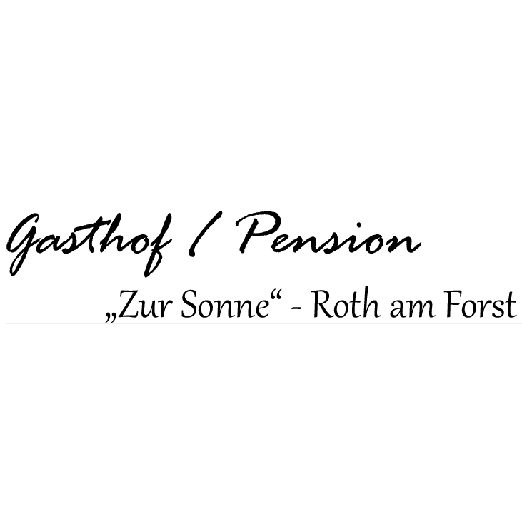 Gasthof und Pension "Zur Sonne" Logo