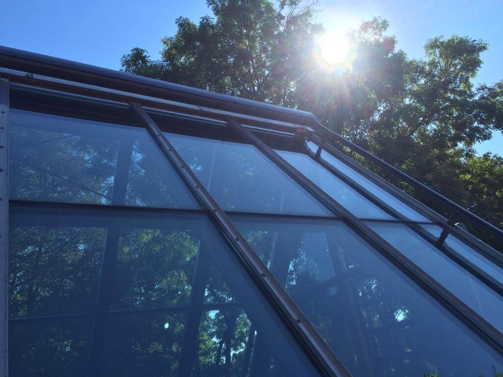 Glasdach mit Tageslicht - Glas im Außenbereich - Glaserei Schaubeck GmbH München