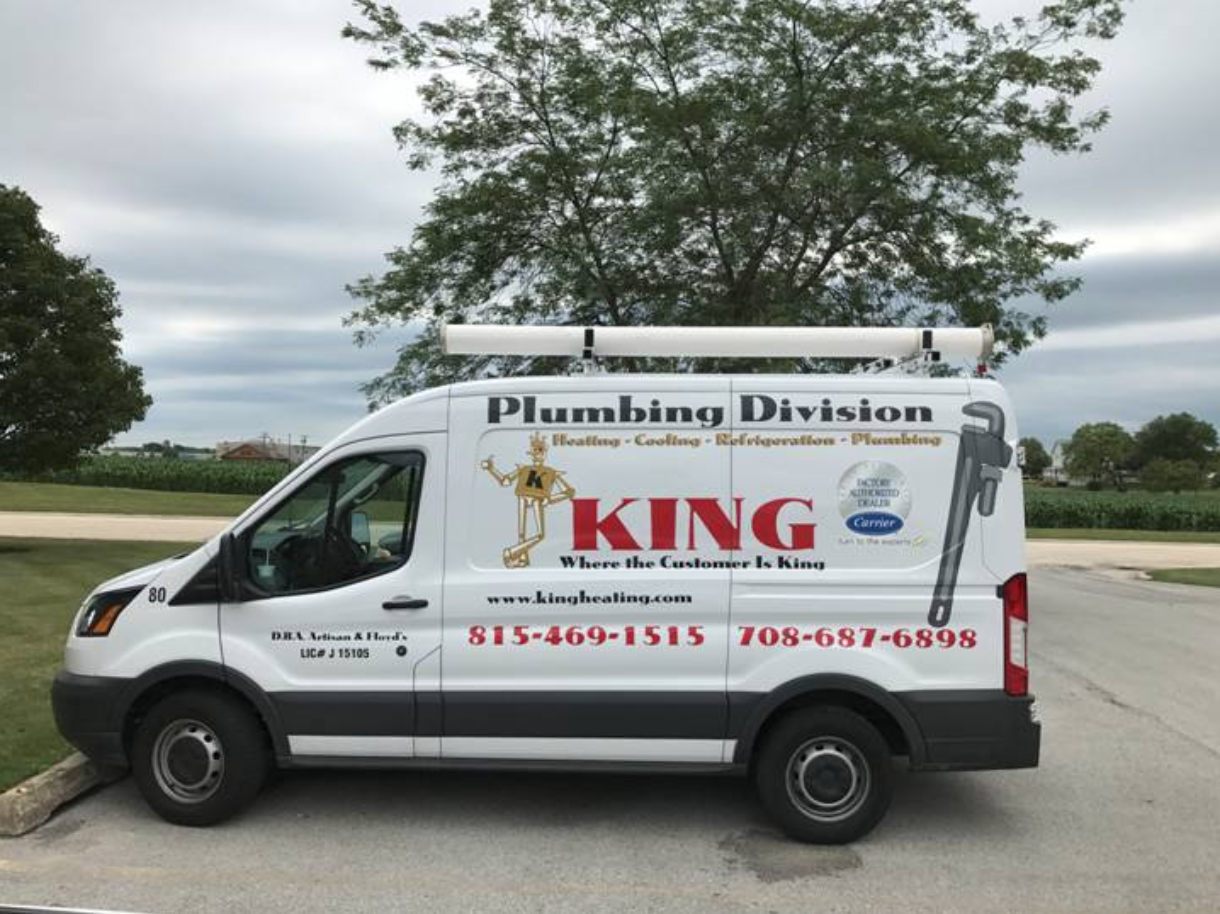 Check out our new vehicle wrap for our plumbing division.