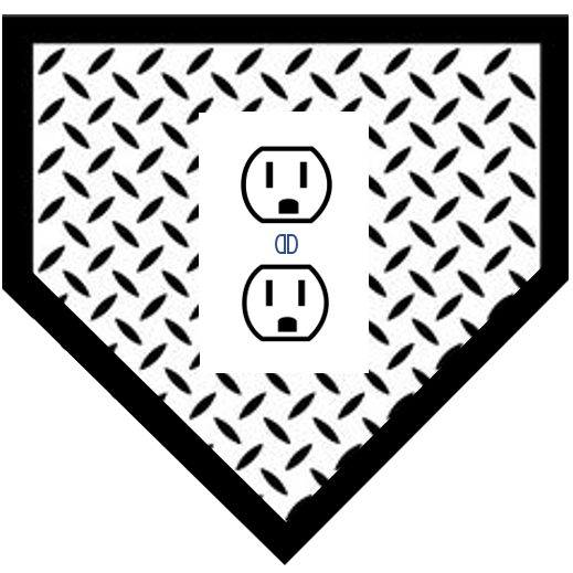Diamond Plate Electrical Services Logo