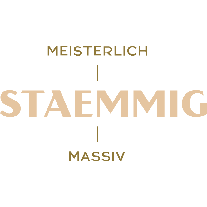 Das Logo von STAEMMIG meisterlich massiv
