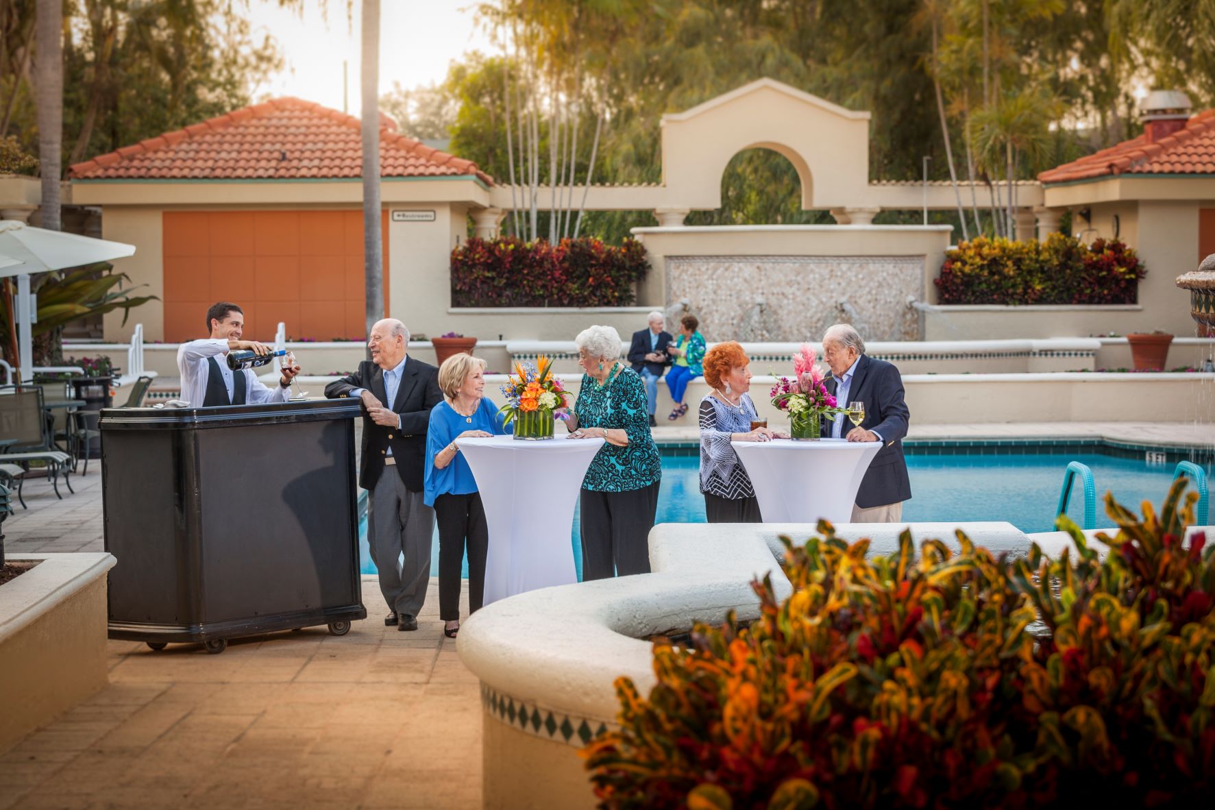 Five Star Premier Residences of Boca Raton offers a pool for a swim or soak.