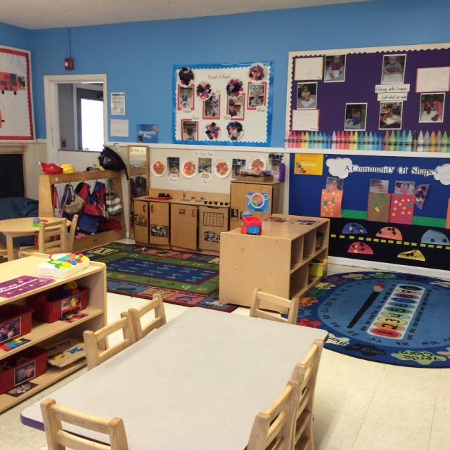 We have a wonderful age specific curriculum that we offer to our toddler children. Their classroom is filled with fun activities and enriched learning centers.