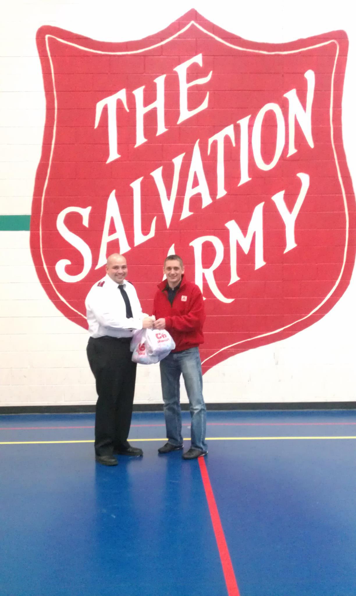 We support the Salvation Army