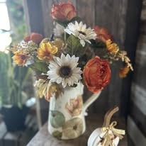 Country Wood Hearts & Lace Image