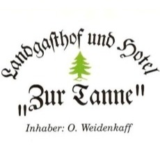 Landgasthof & Hotel "Zur Tanne" in Dachwig - Logo