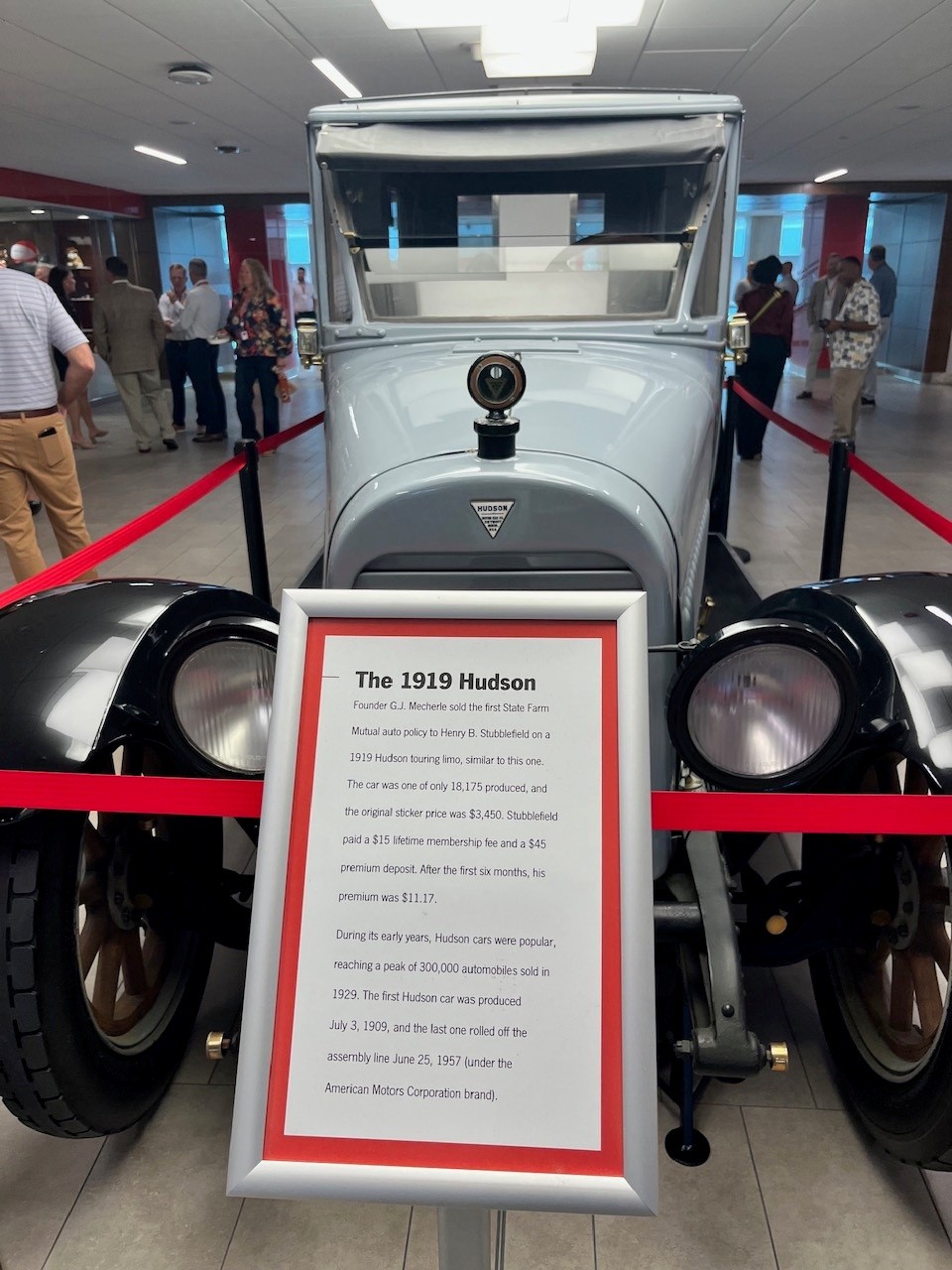A fun Throwback Thursday! Ken visited the State Farm home office in Bloomington, IL, where he saw the first car insured by State Farm and founder G.J. Mecherle's original office. What an incredible look at the company's history since 1922!