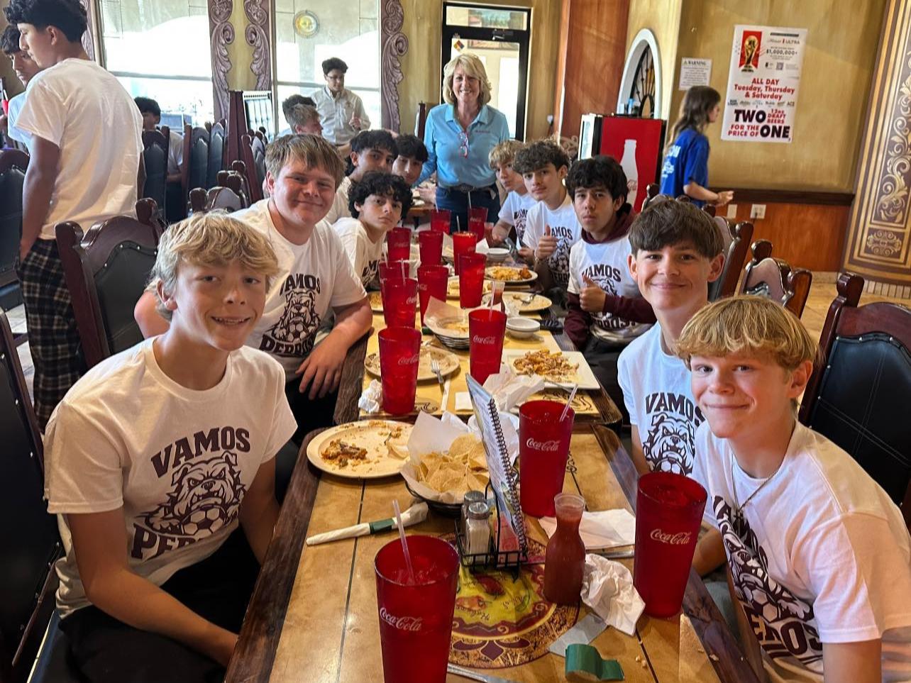 So proud of our New Albany High School Boys & Girl Soccer teams for making the State Finals!! We were so honored to provide lunch for the boy’s team today before they travel to Ridgeland. Vamos Perros!!!