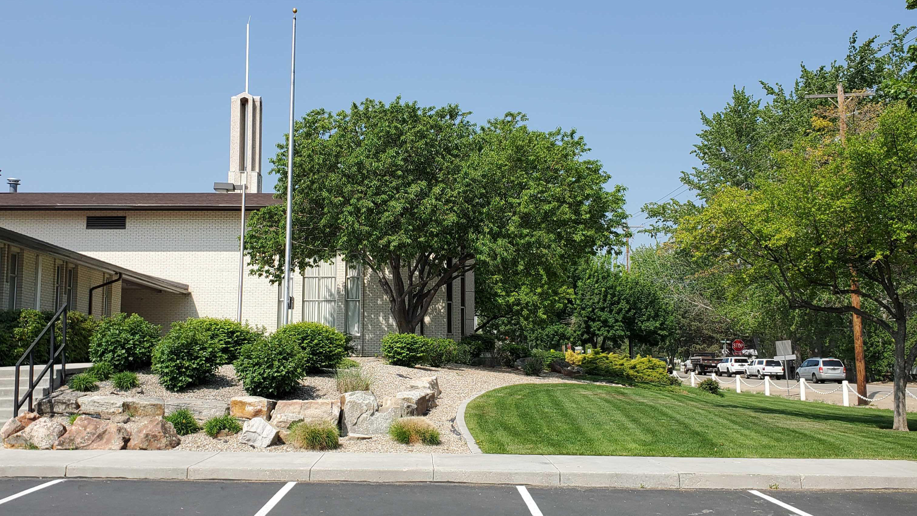 South side of the building.