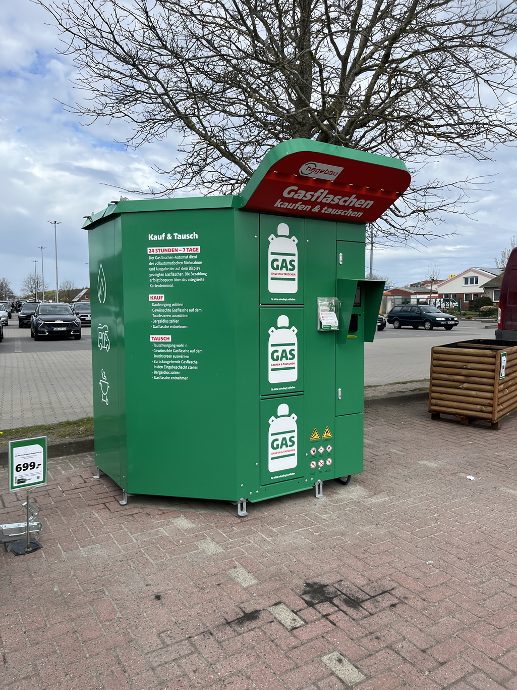 BZN Gasflaschenautomat Norden, Gewerbestraße  1 in Norden