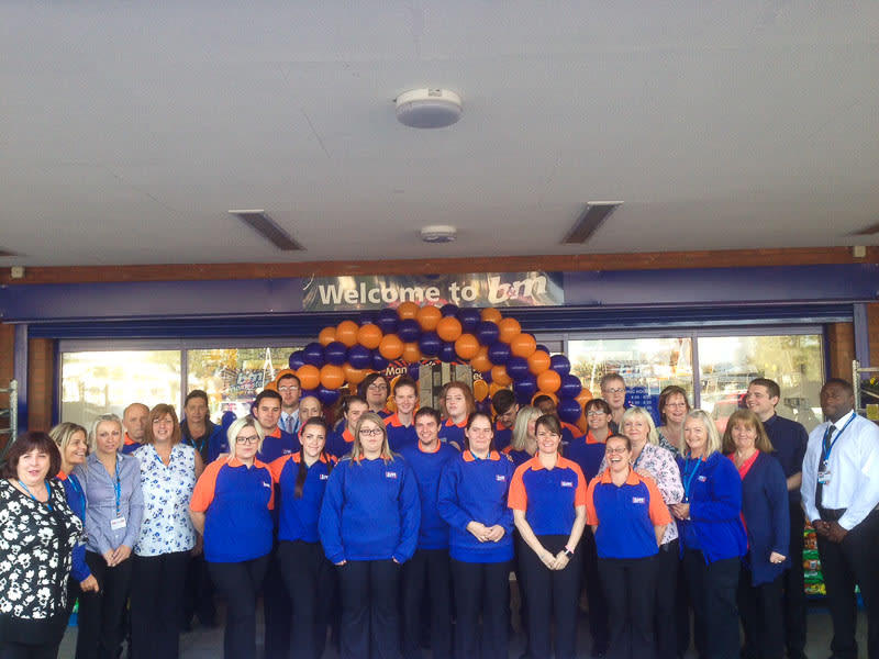 New Farlington store and team.