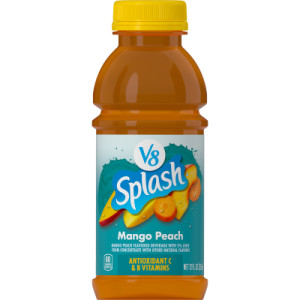 V8 Splash® Mango Peach Flavored Juice Beverage, 12 fl oz Bottle (12 Pack) featured image