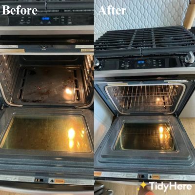 Before and After Oven Cleaning PA