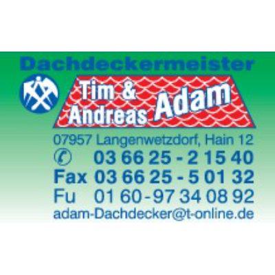 Dachdeckermeisterbetrieb Adam in Langenwetzendorf - Logo