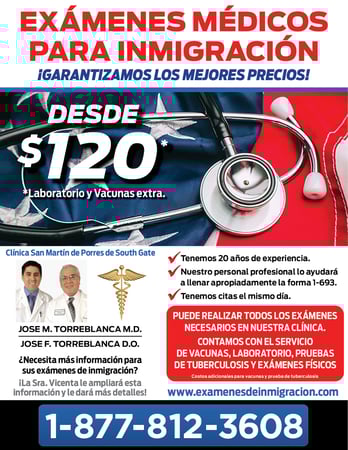 Images Examenes Médicos para Inmigración