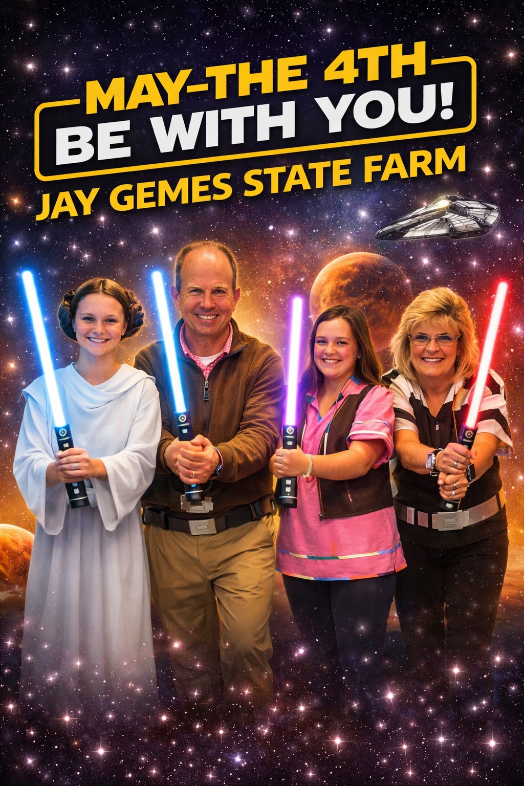 May the 4th be with you! The office is celebrating right this year!