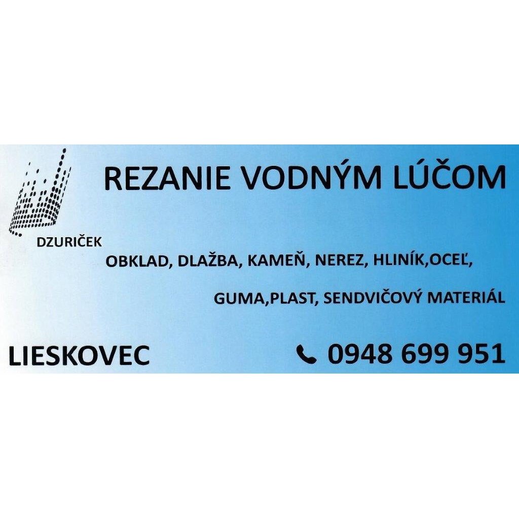 Ján Dzuriček - REZANIE VODNÝM LÚČOM