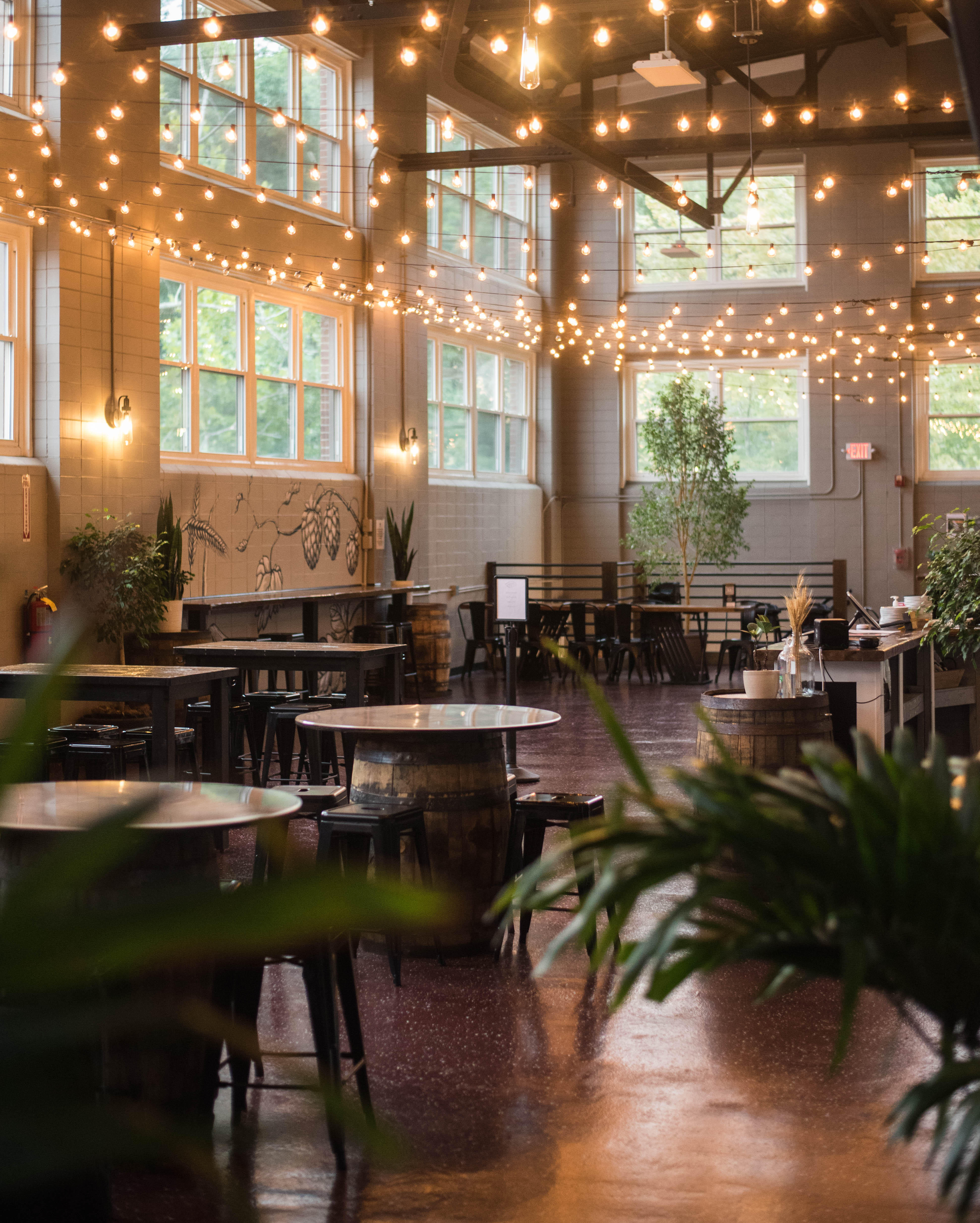 Unwind in our Indoor Beer Garden