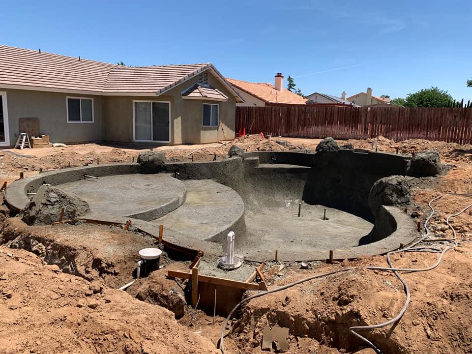 Landau Pool Construction Photo