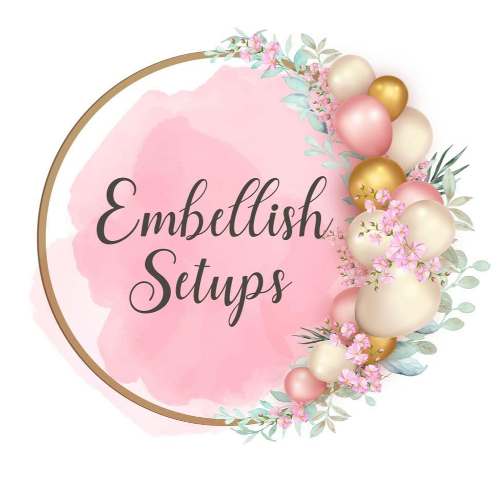 Embellish Setups- DFW Balloons &amp; Rentals Logo