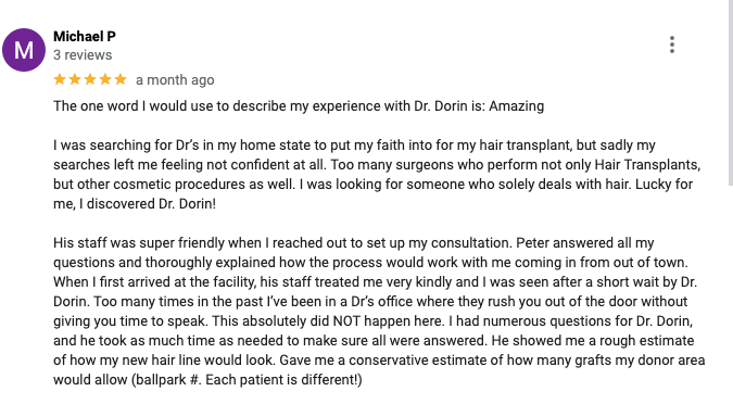 Short Hills Hair Restoration Doctor Office - The Hair Loss Doctors