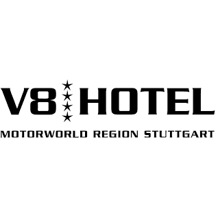 V8 Hotel Motorworld Region Stuttgart in Böblingen - Logo