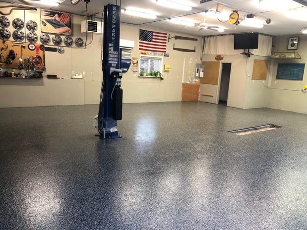 Images Granite Garage Floors - Omaha