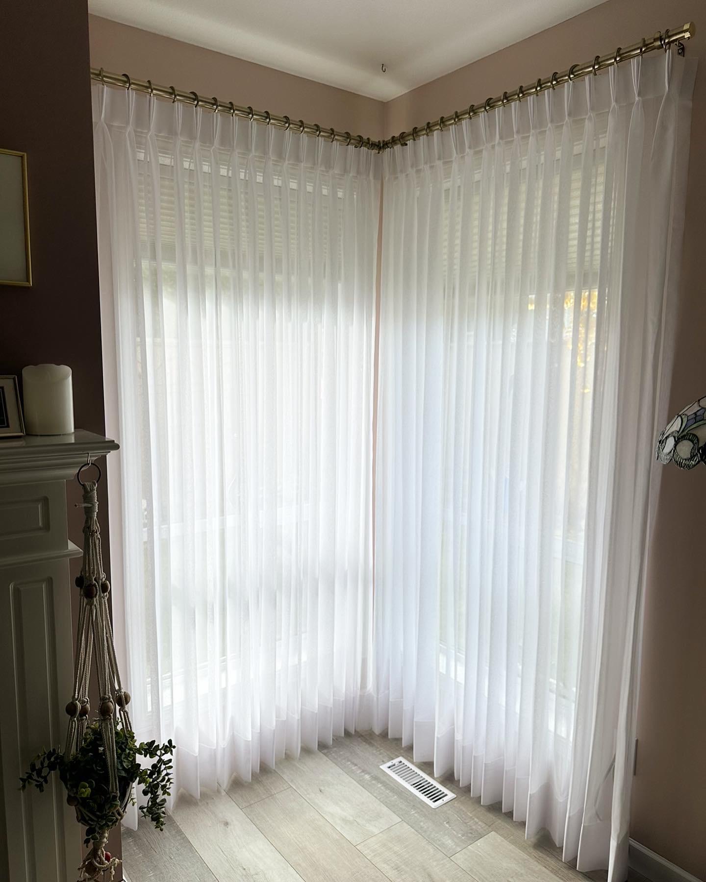Custom Sheer Drapery filters light beautifully into this living space. Budget Blinds of Chilliwack, Hope and Harrison Chilliwack (604)824-0375