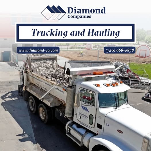 Debris removal and material hauling with our own fleet, so demolition and cleanup stay on one schedule and one point of contact.