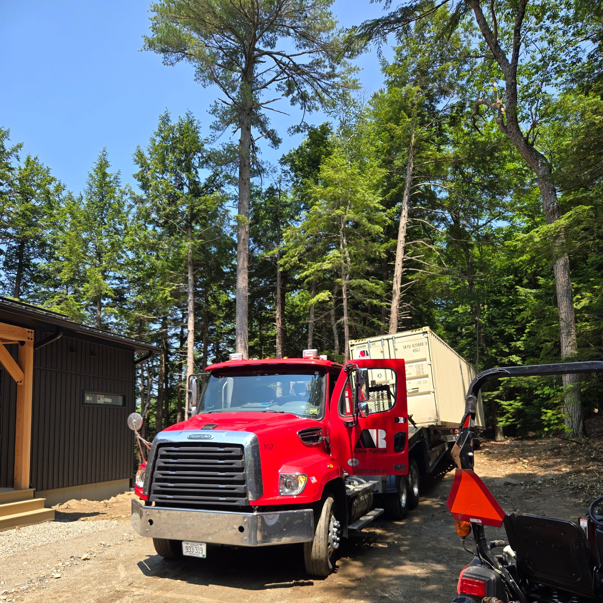 Abco Rental & Storage, Inc supplied a 40-foot storage container rental in Gardiner, ME to help secur 