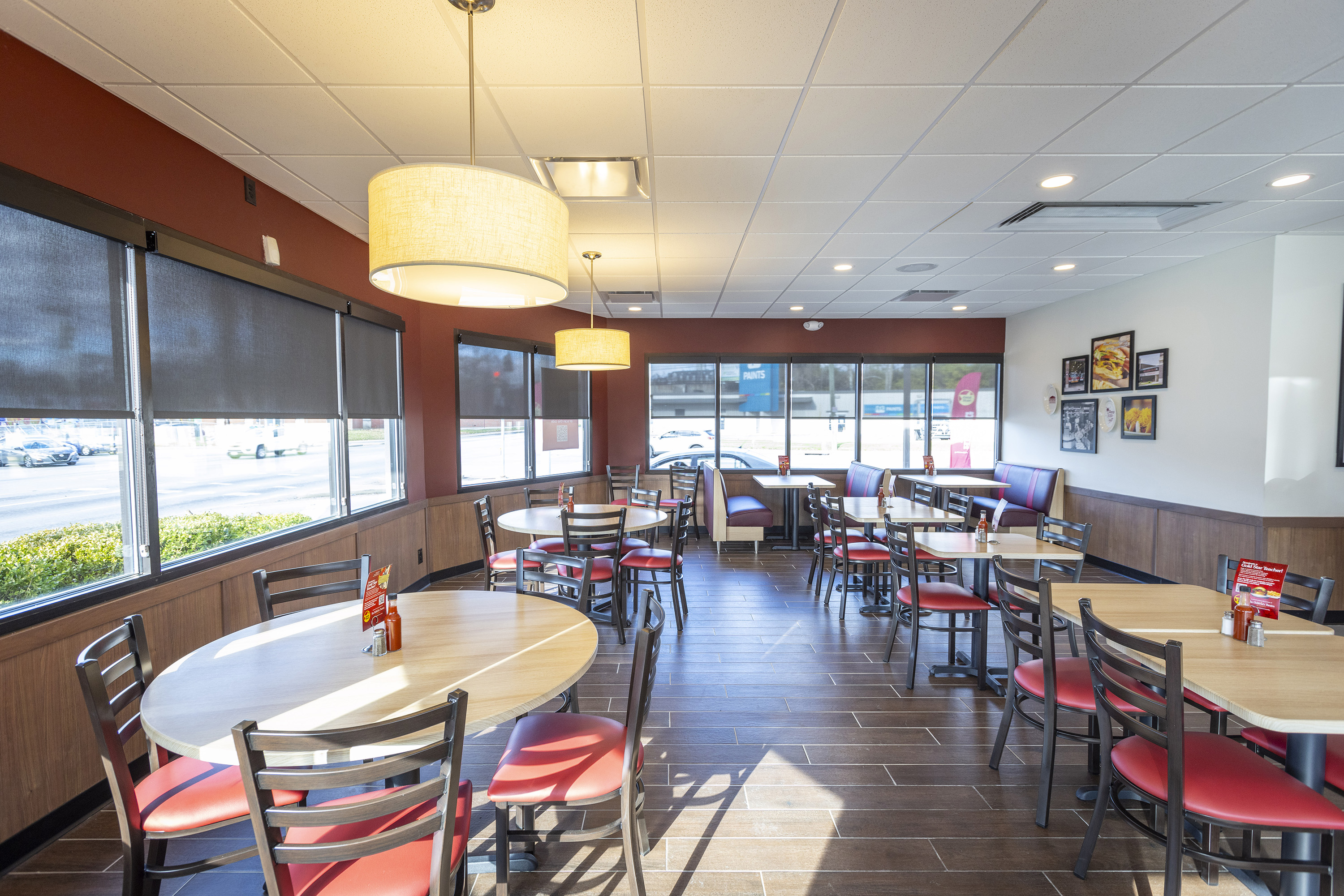 Gold Star on Tennessee and Reading newly remodeled dining room. 