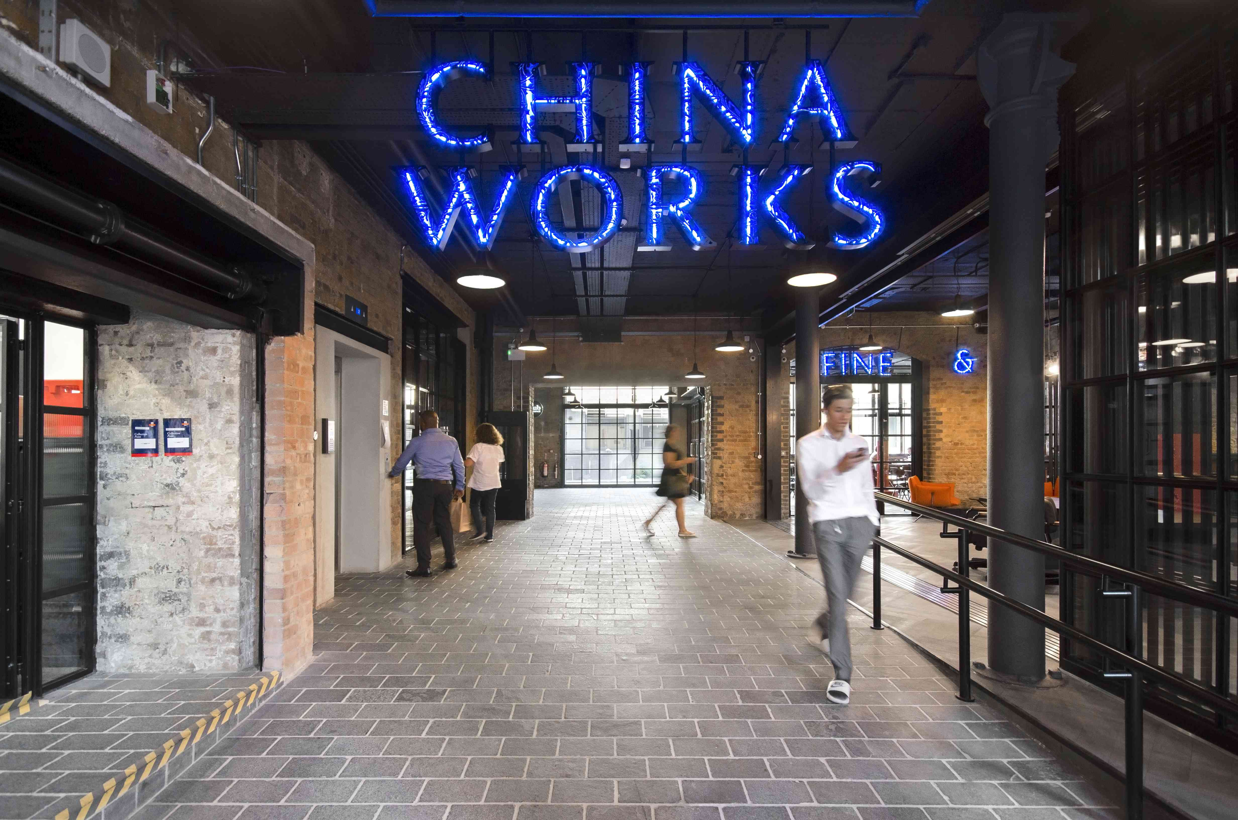 China Works Entrance, offices to let Vauxhall Workspace® | China Works London 020 3504 7673