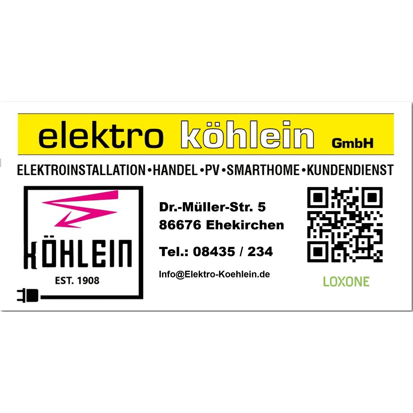 Elektro Köhlein GmbH in Ehekirchen
