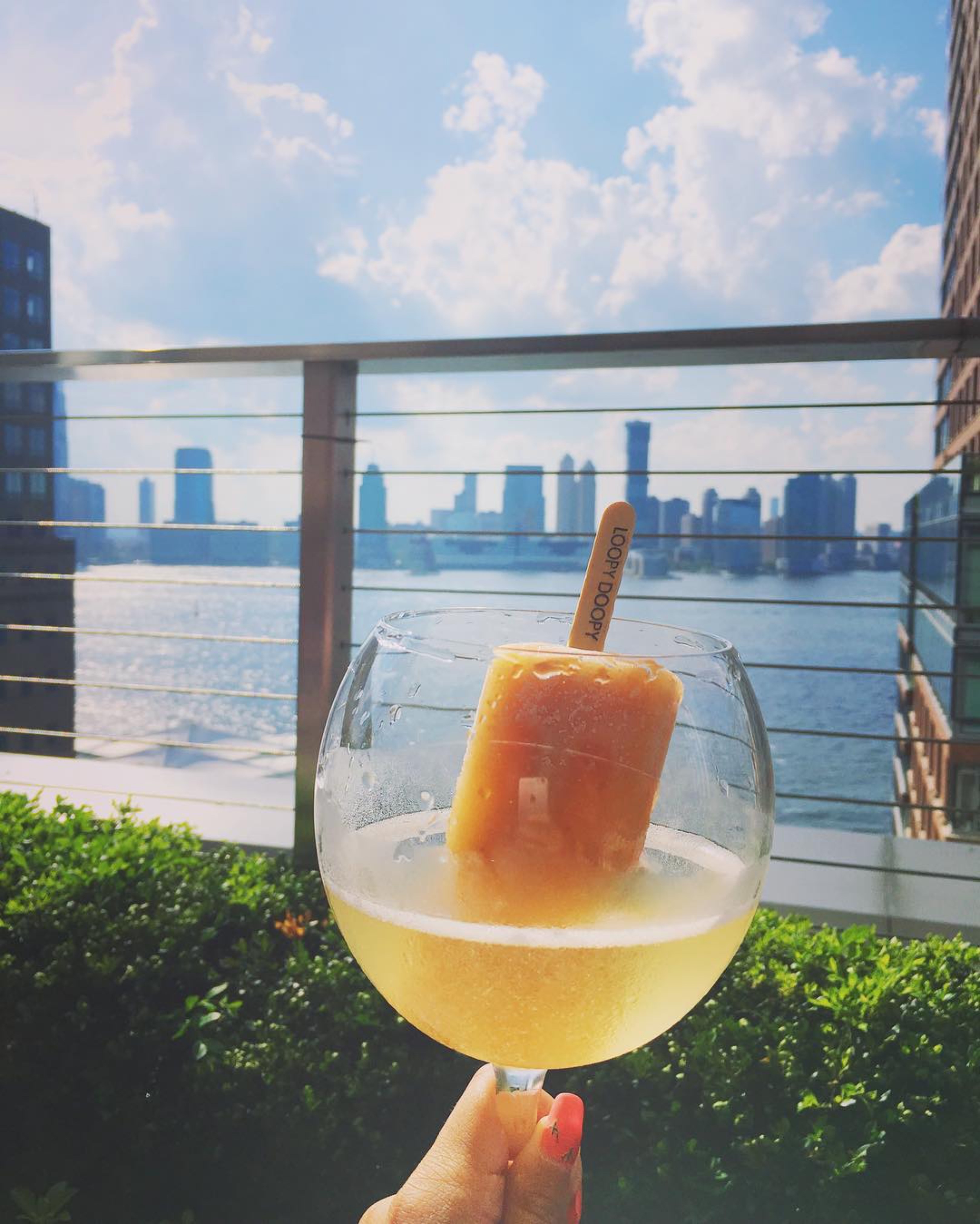 Loopy Doopy Rooftop Bar's Famous Poptail Drink