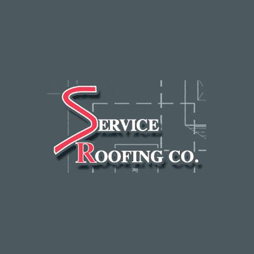 Service Roofing Company Logo
