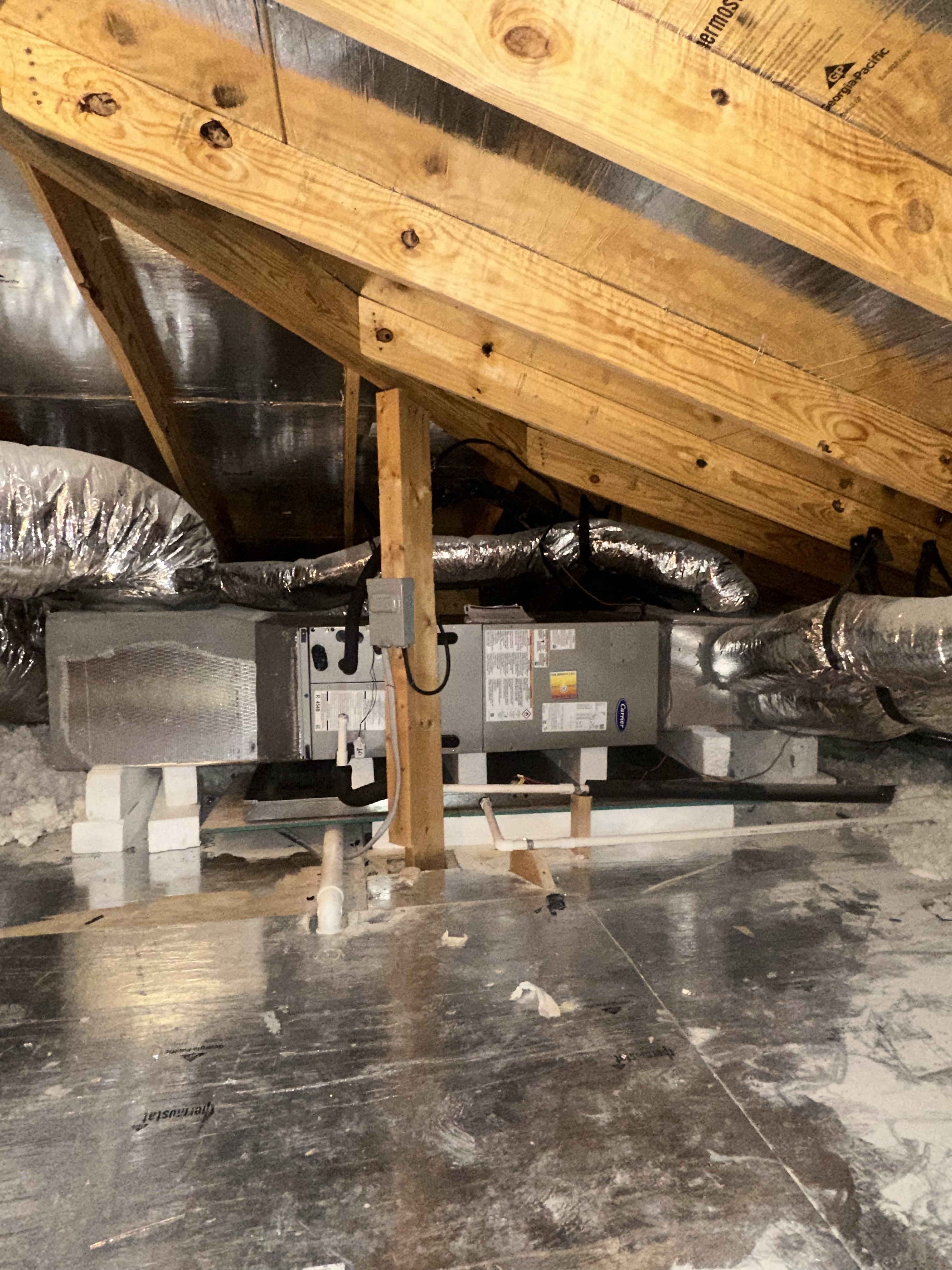 New air handler installation