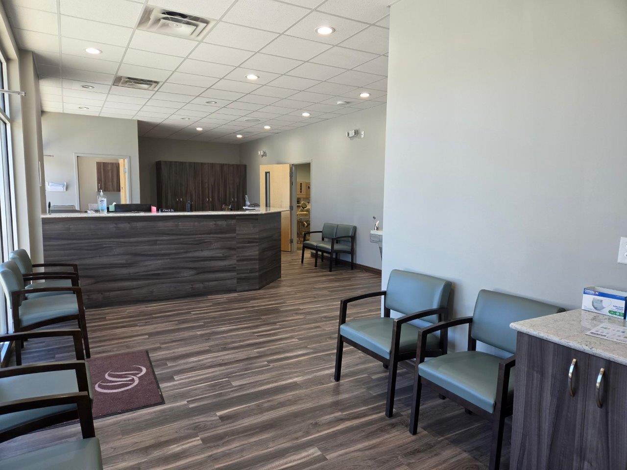 Waiting area, Distinctive Dentistry. Dentist in Irmo, SC. 