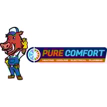 Pure Comfort Heating, Cooling & Electrical Logo