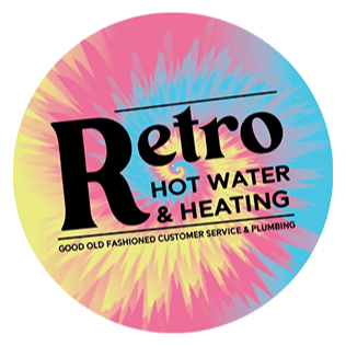 Retro Hot Water & Heating Logo