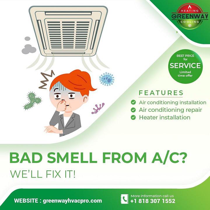 Bad smell from the air conditioner? No problem! We will fix all problems! And we will give you a guarantee for our work! Contact us!