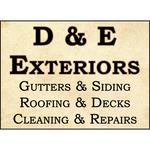 D & E Exteriors Logo