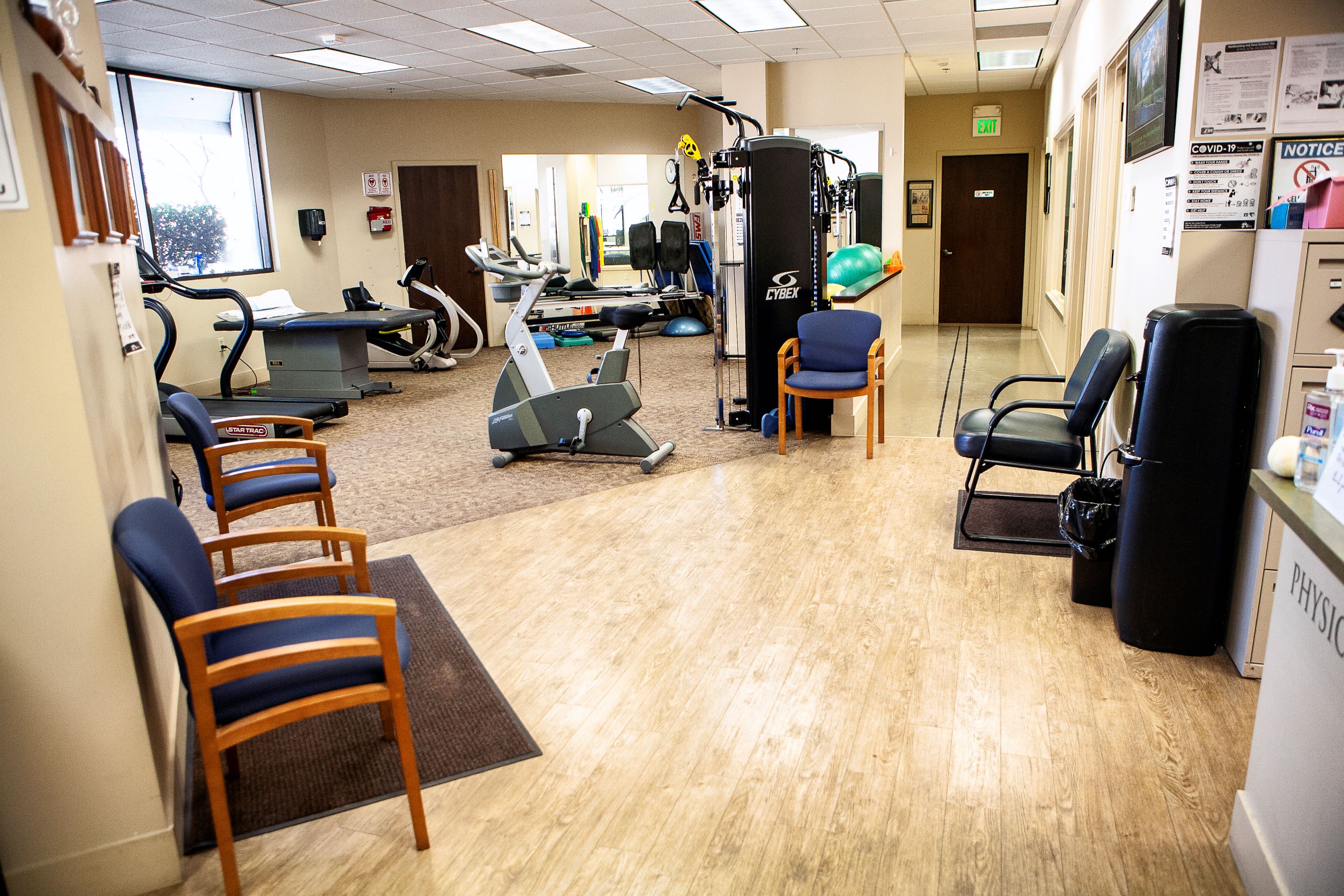 Interior of Napa Valley Physical Therapy Center-Claremont
