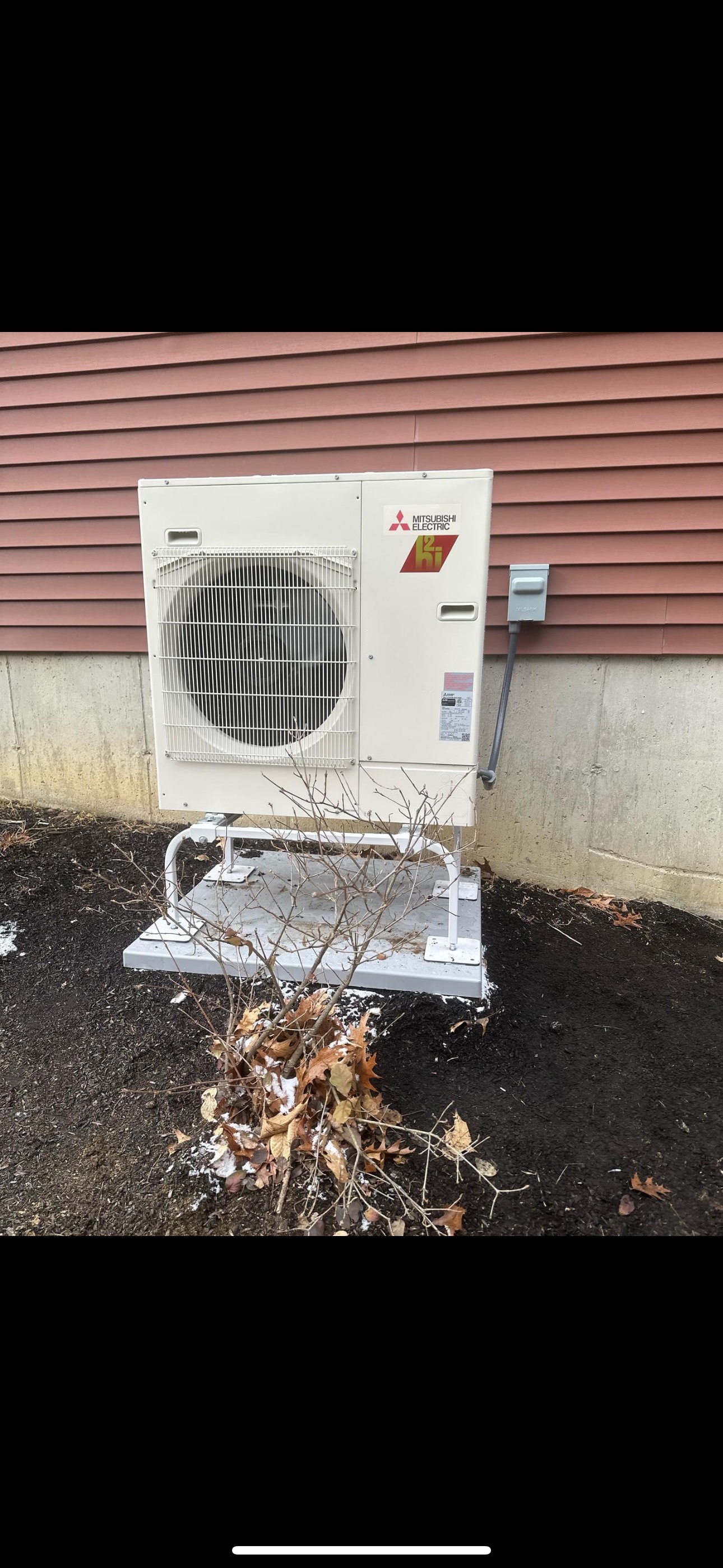 Heat pump install