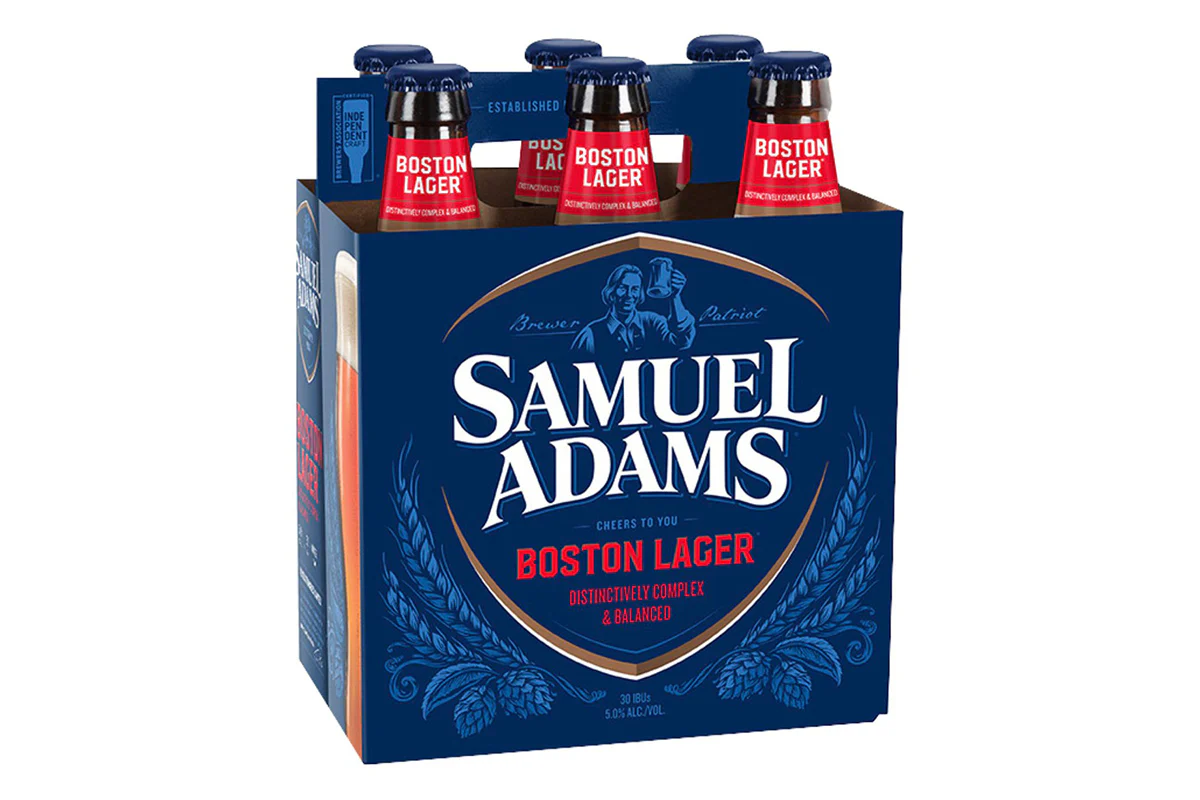 Sam Adams 6 Pack Bottle - BEER & WINE